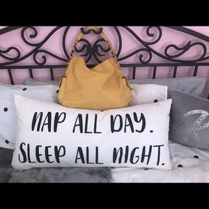 Ellen Tracy topaz yellow bag